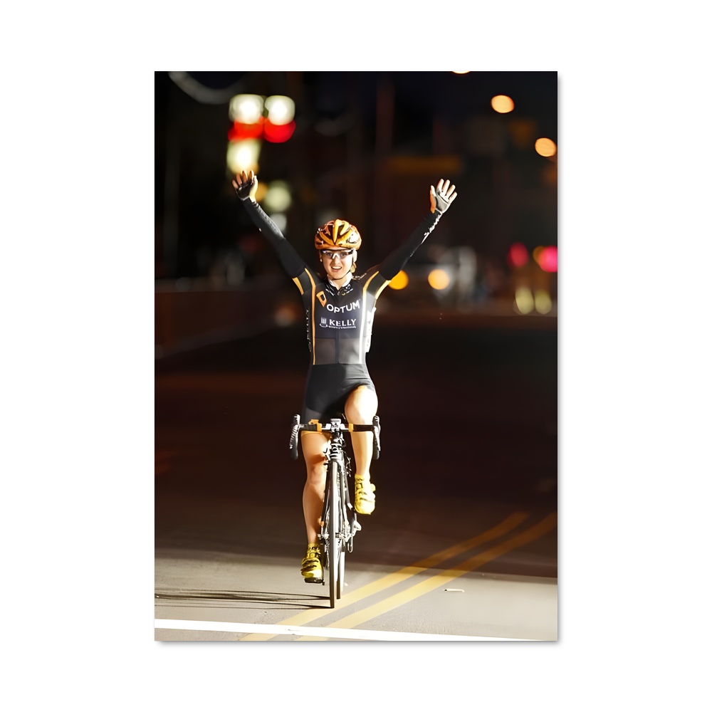 Poster Nuit Cycliste – affiche Cyclisme